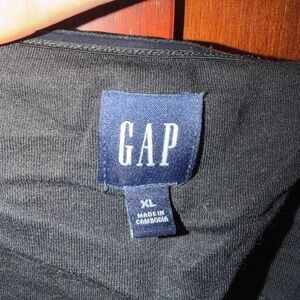 GAP Classic Black T-shirt strapless dress XL